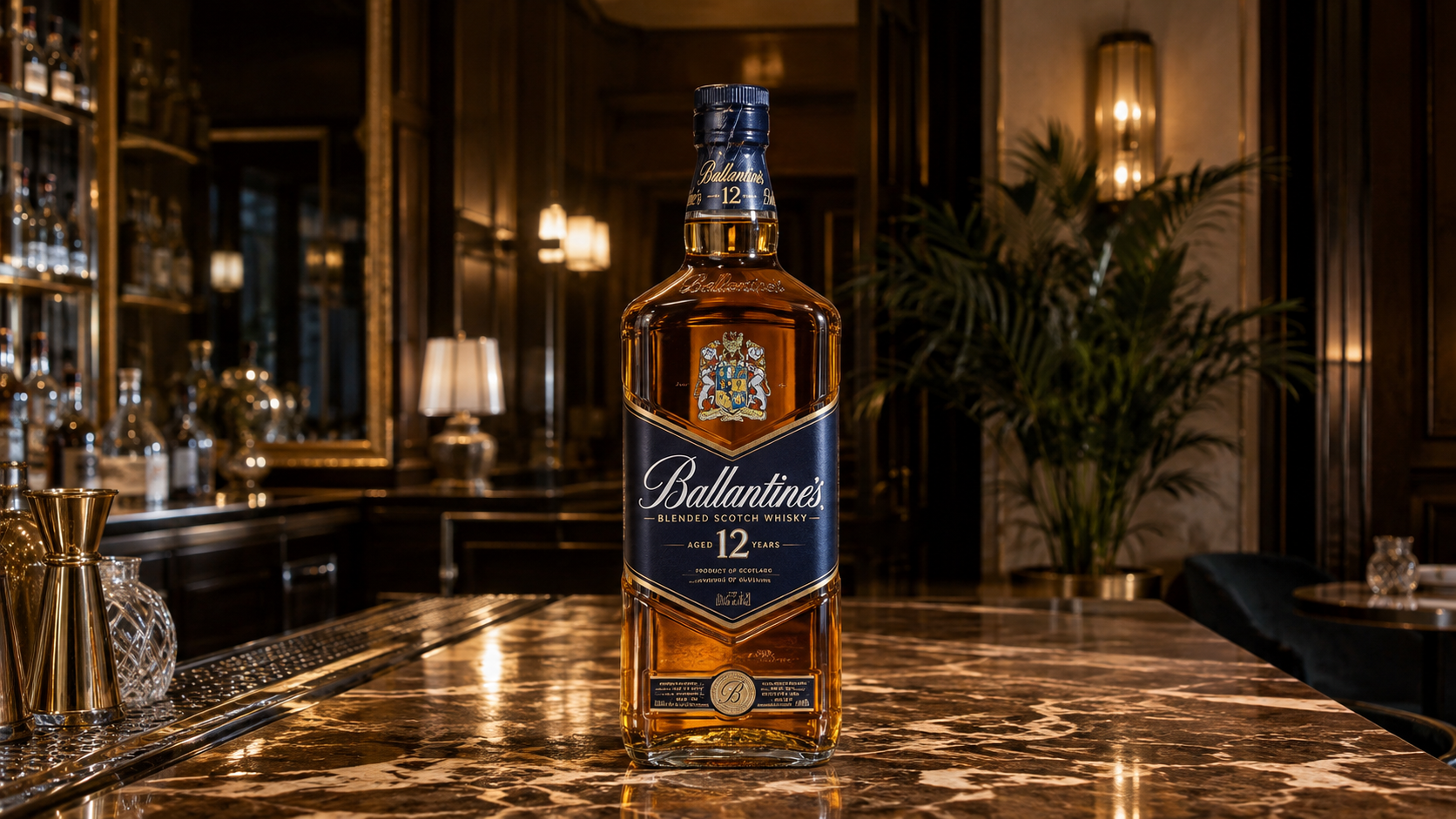 BALLANTINES 12 BOTELLA